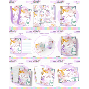 Arquivo Encadernação Escolar Sereia