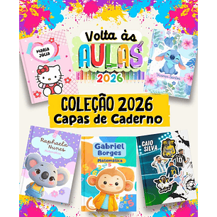 Arquivo Capas de Caderno Volta ás Aulas