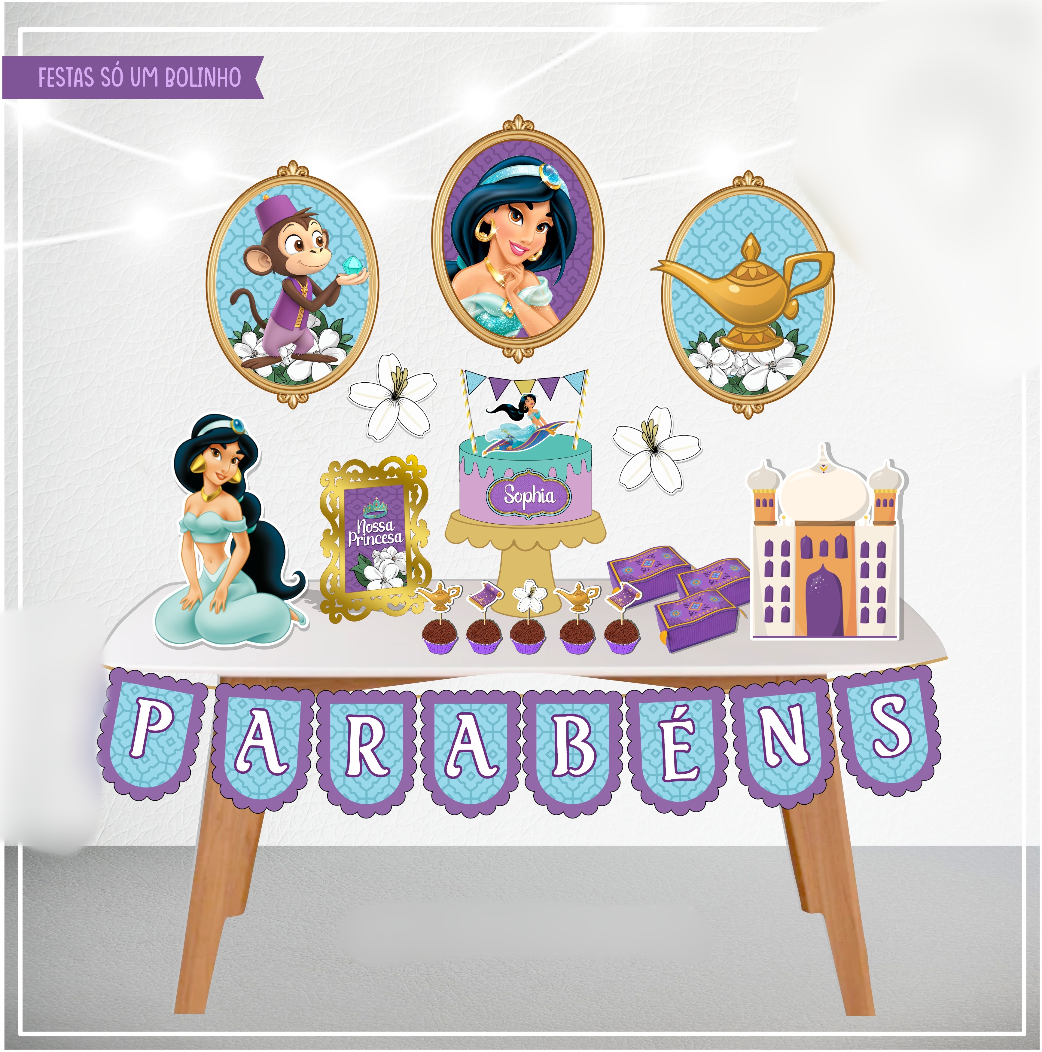 Arquivo de Corte Princesa Jasmine 1