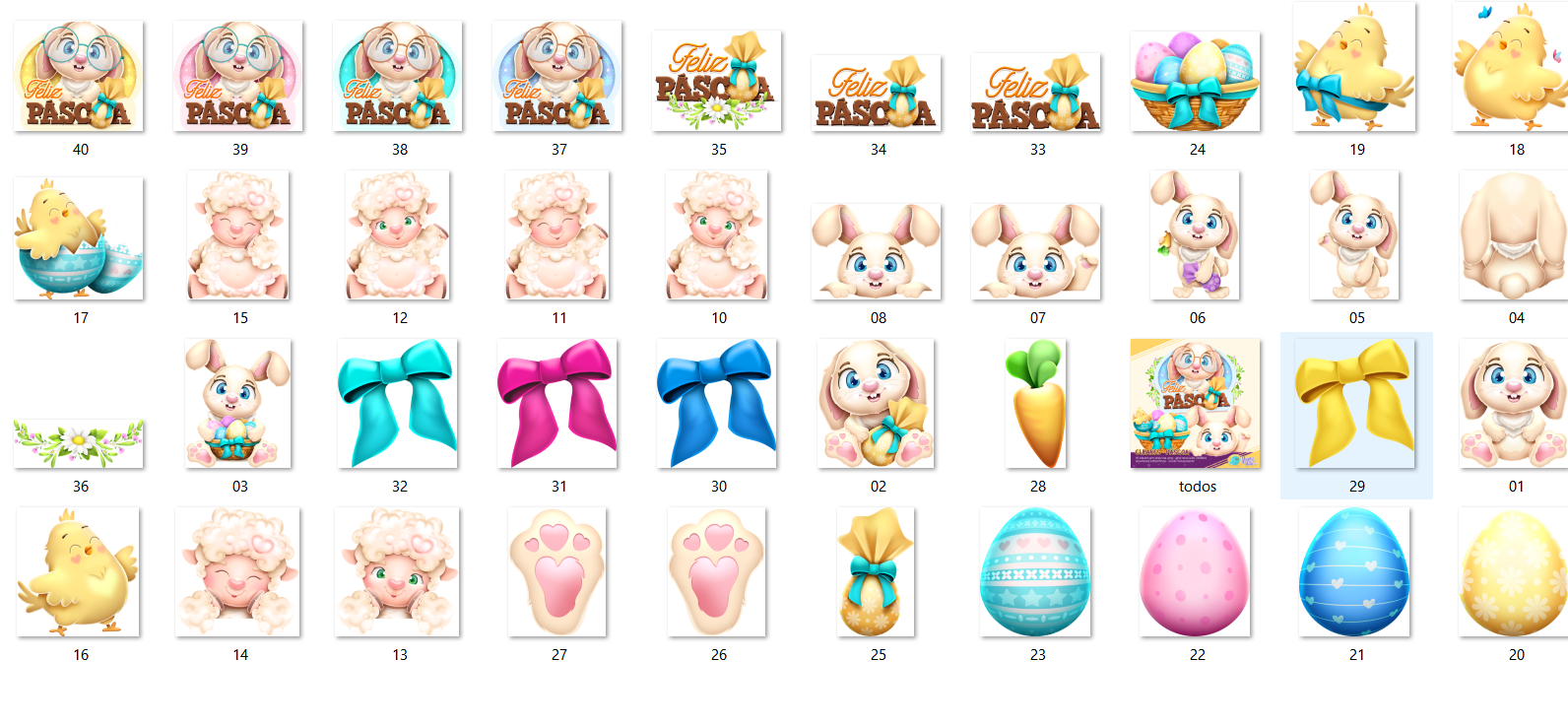 Arquivo Páscoa Kit Digital 2