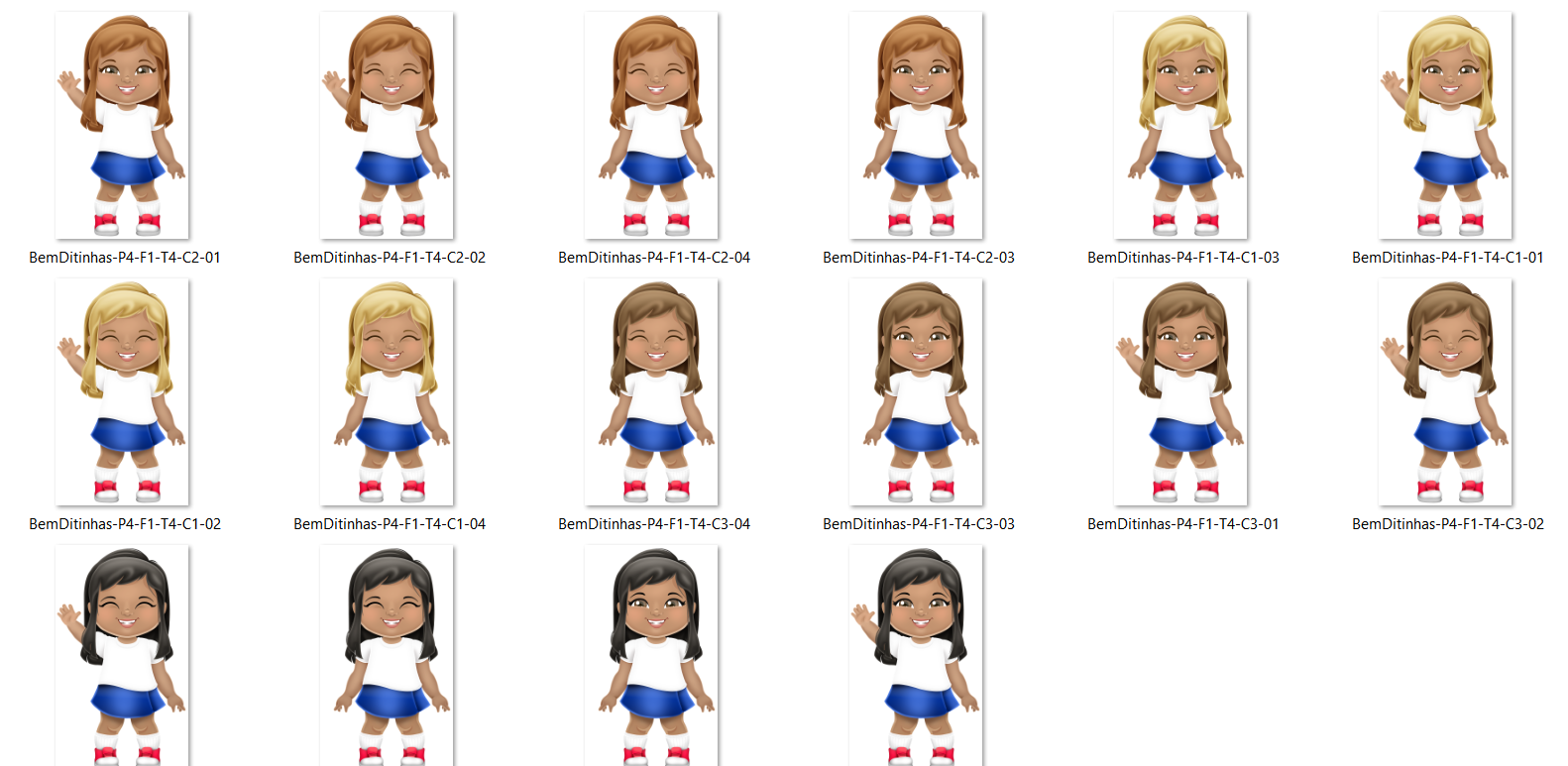 Arquivo Kit Digital Meninas  3