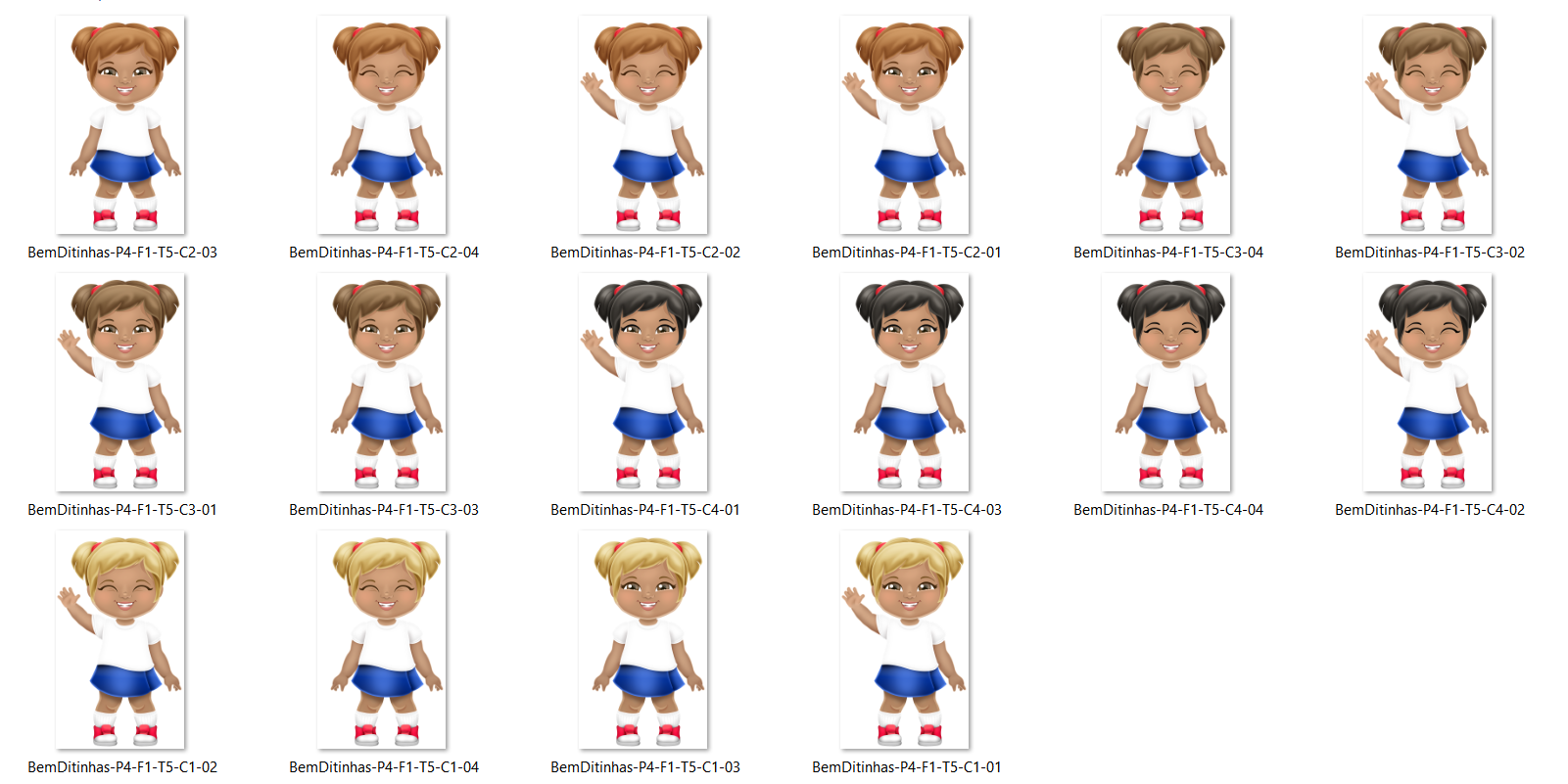 Arquivo Kit Digital Meninas  4