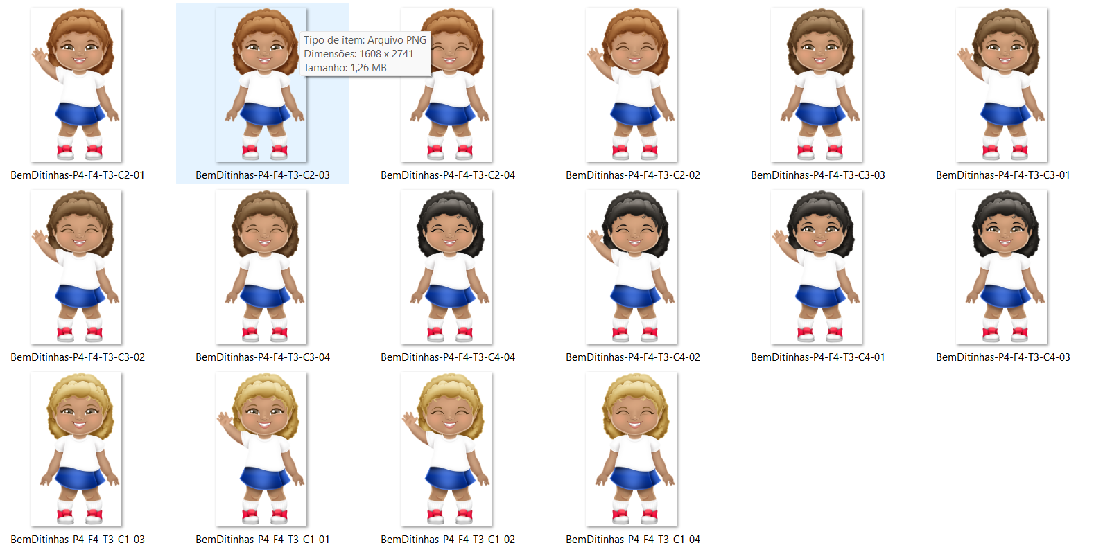 Arquivo Kit Digital Meninas  13