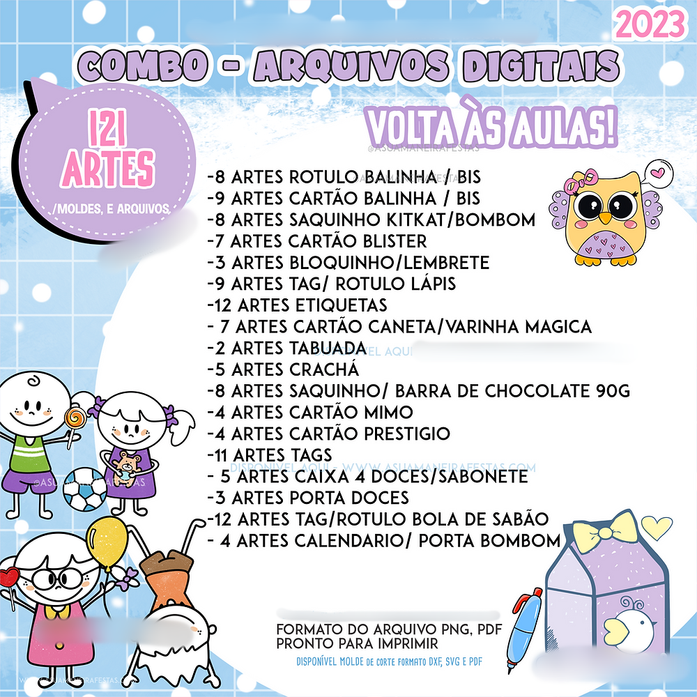 Arquivo Combo Volta ás Aulas Kit Digital 1