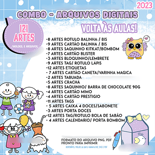 Arquivo Combo Volta ás Aulas Kit Digital