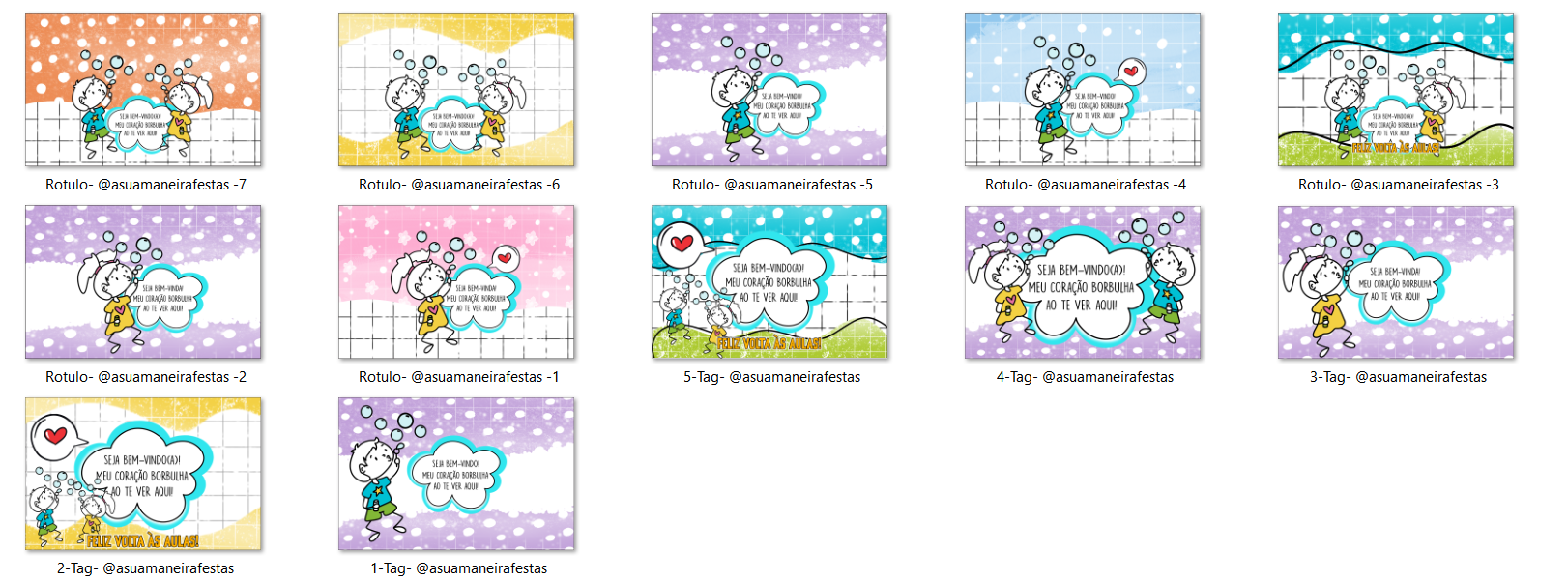 Arquivo Combo Volta ás Aulas Kit Digital 8