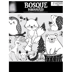 Arquivo Kit Digital Bosque Minimalista 