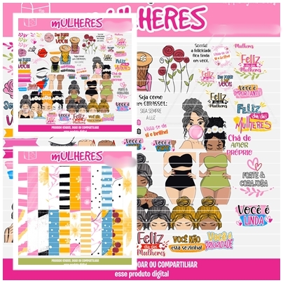 Arquivo Dia da Mulher Kit Digital 1