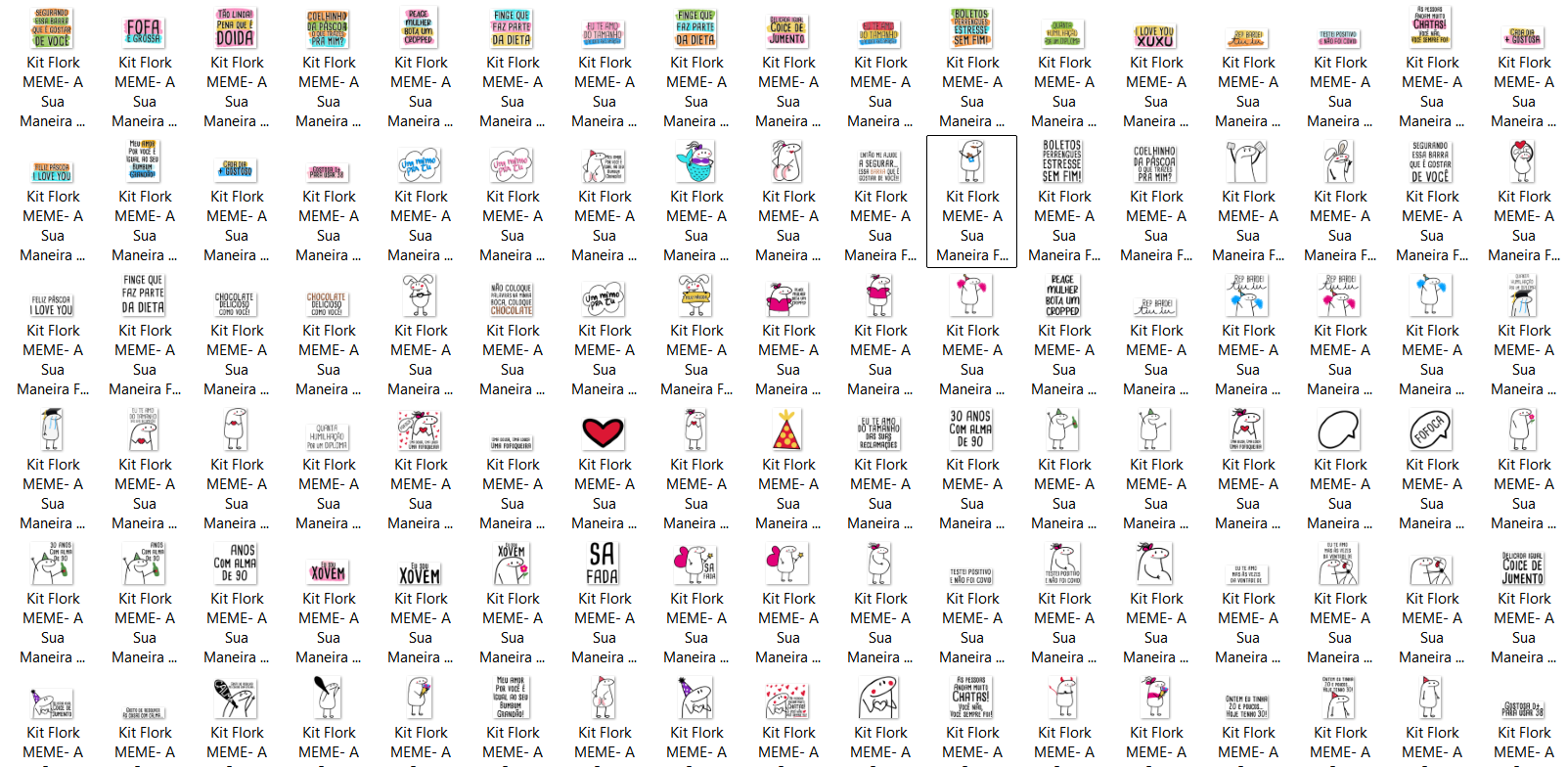 Arquivo Kit Digital Flork Meme 3