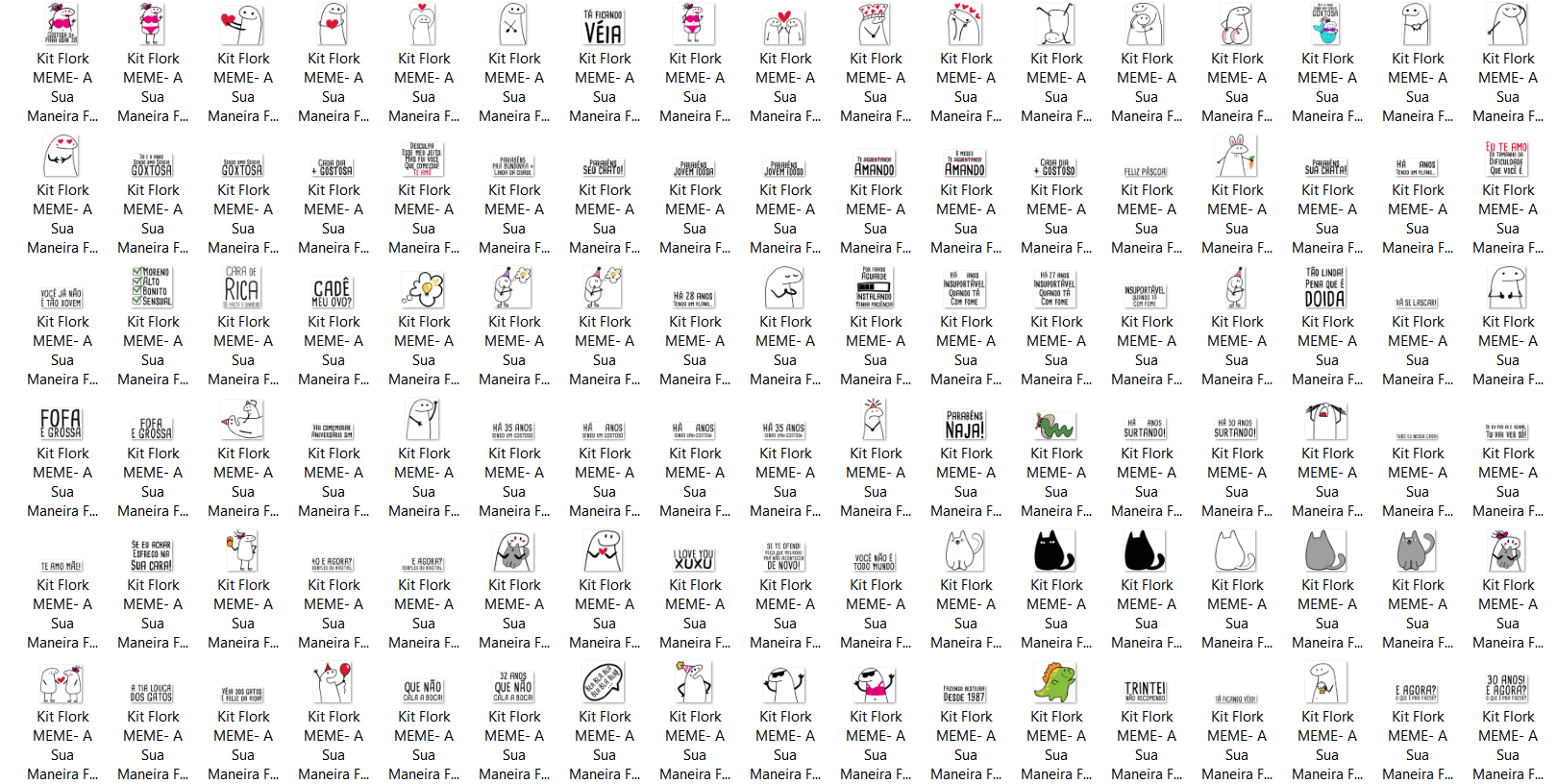 Arquivo Kit Digital Flork Meme 5