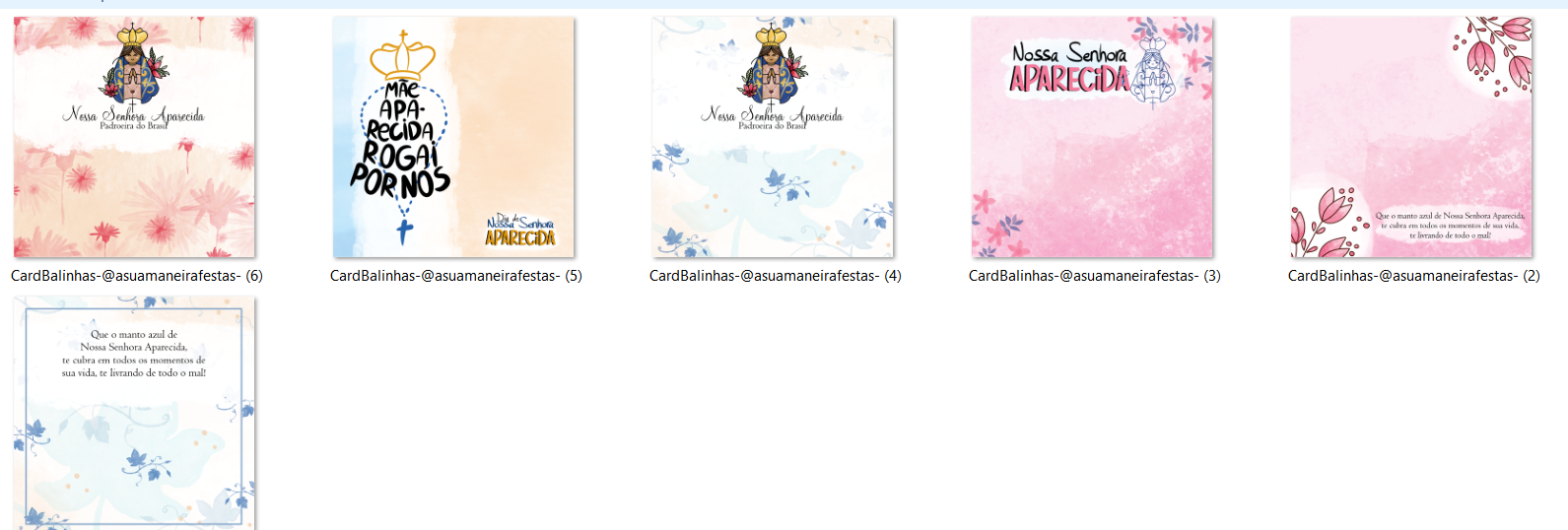 Arquivo Kit Digital Nossa Senhora Aparecida 5