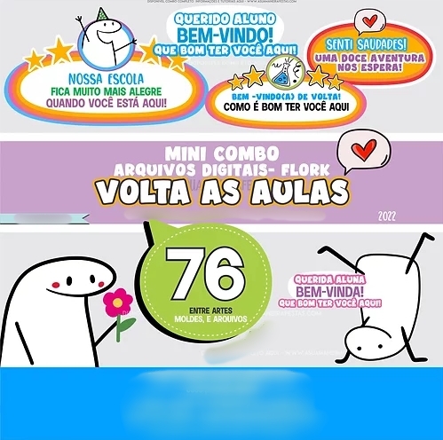 Arquivo Combo Volta ás Aulas Flork Kit Digital 1