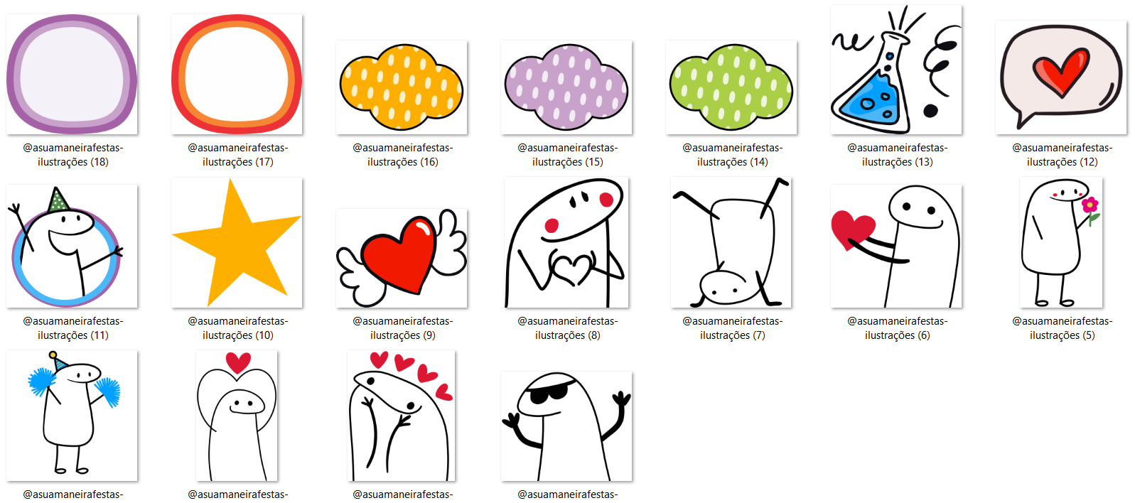 Arquivo Combo Volta ás Aulas Flork Kit Digital 4