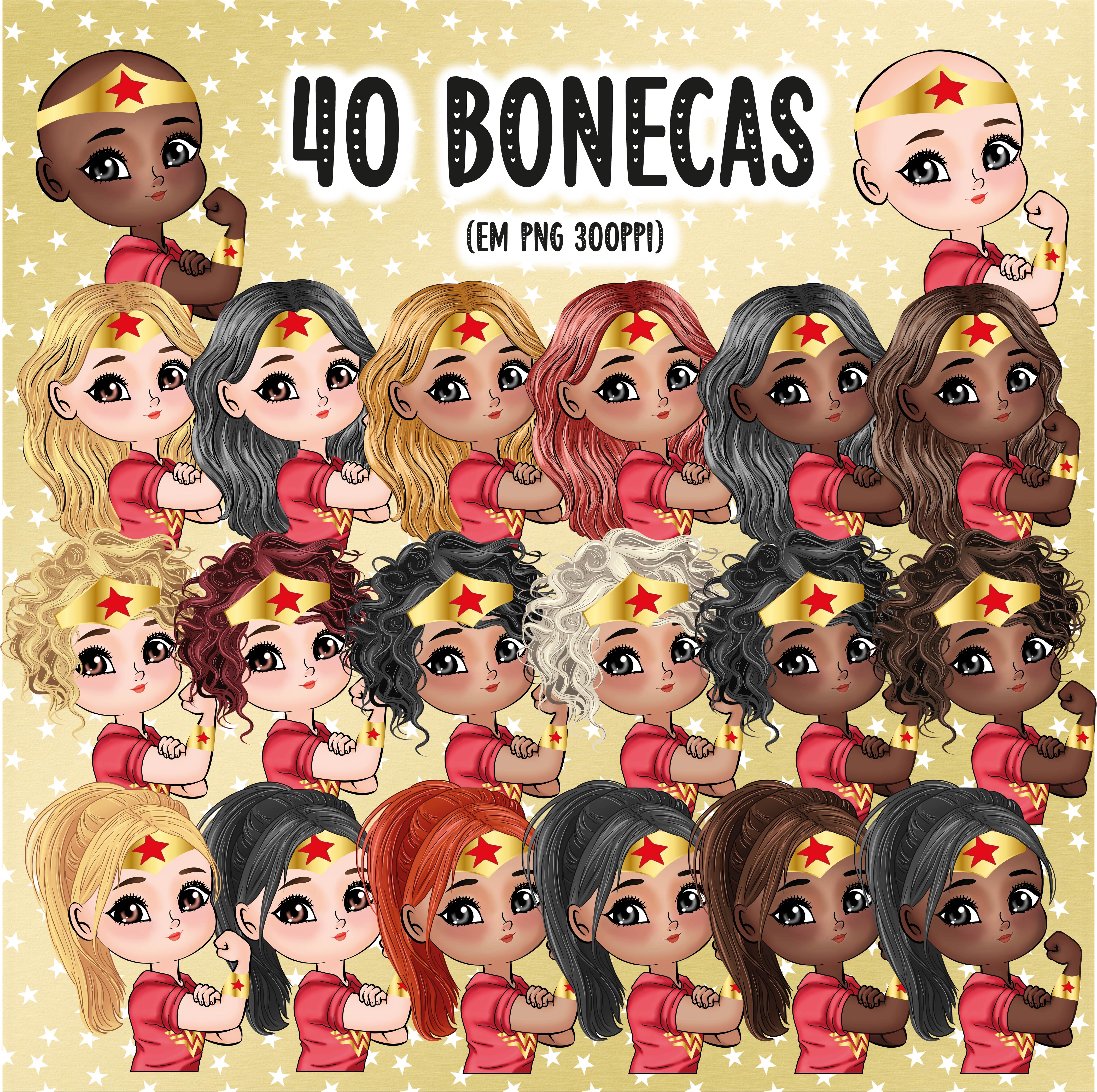 Arquivo Kit Digital Bonecas 1