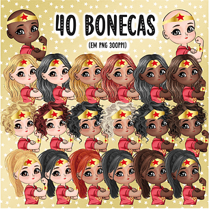 Arquivo Kit Digital Bonecas