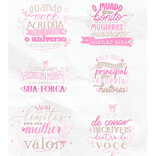 Arquivo Kit Digital Lattering Manifesto feminino