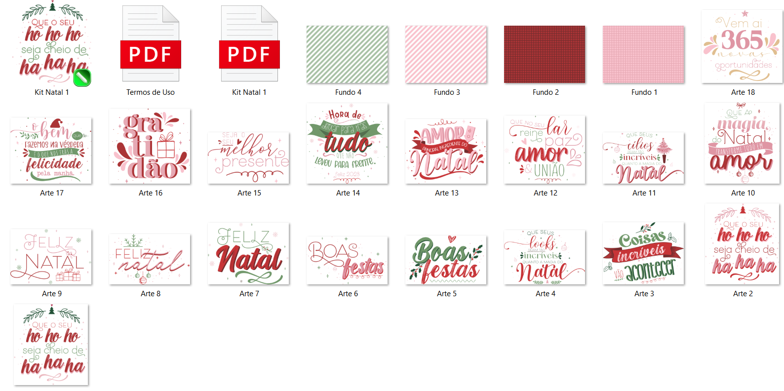 Arquivo Kit Digital Pack artes Variadas  4