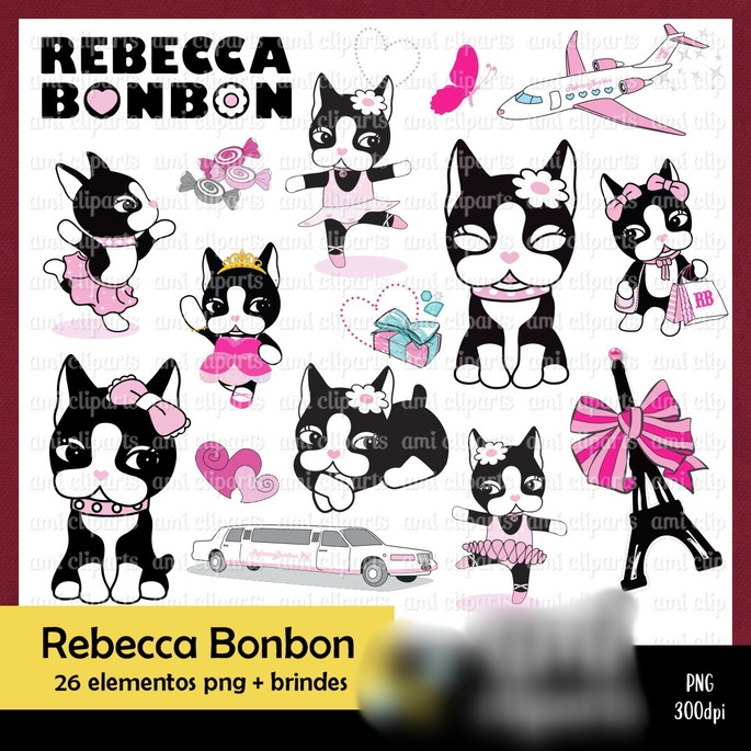 Arquivo Kit Digital Rebecca Bonbon 1
