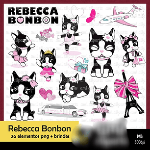 Arquivo Kit Digital Rebecca Bonbon