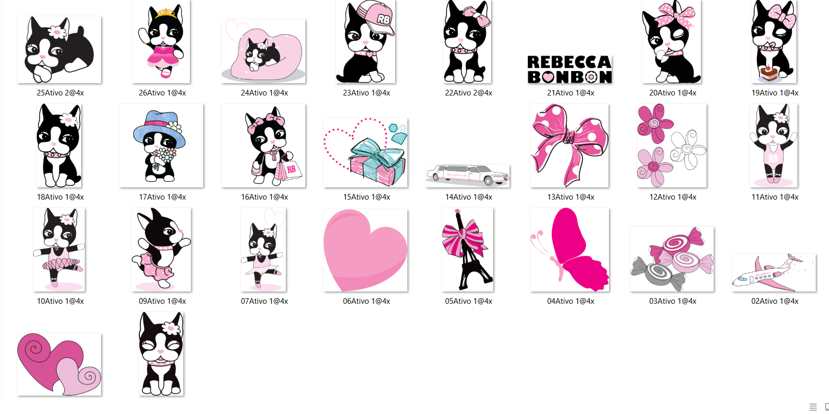 Arquivo Kit Digital Rebecca Bonbon 4