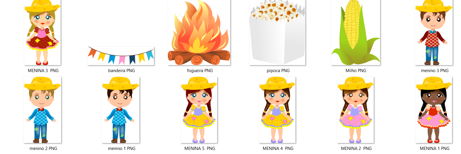 Arquivo Kit Digital Arraiá 3