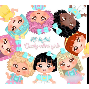 Arquivo Kit Digital Candy Color