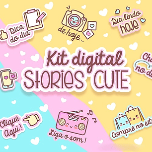 Arquivo Kit Digital Stories Cute 