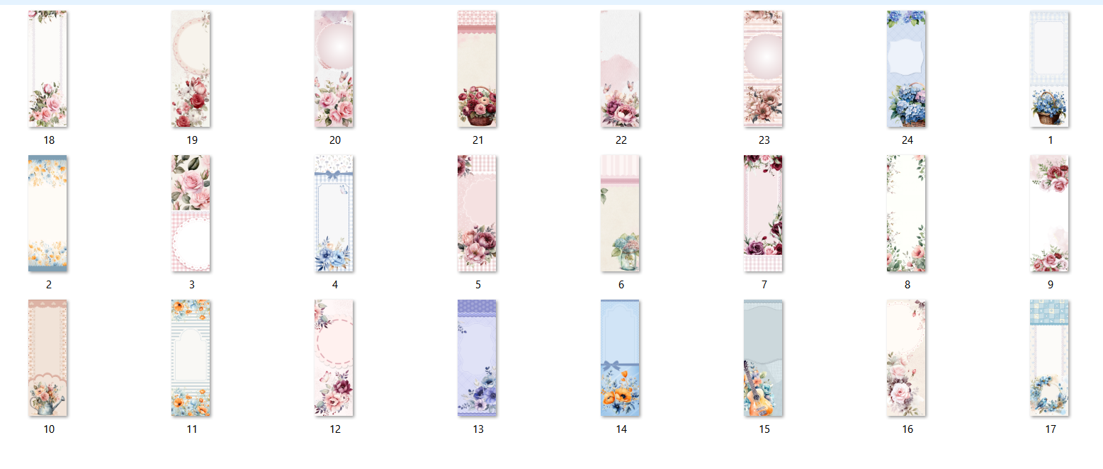 Arquivo Kit Digital Marca Páginas 2