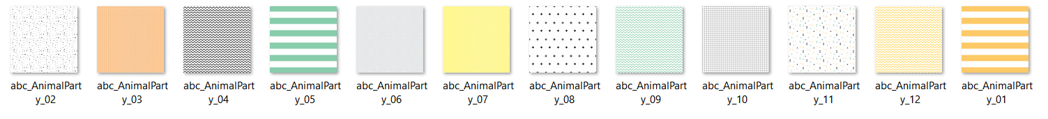 Arquivo Kit Digital Papel para Festas de Animais 2