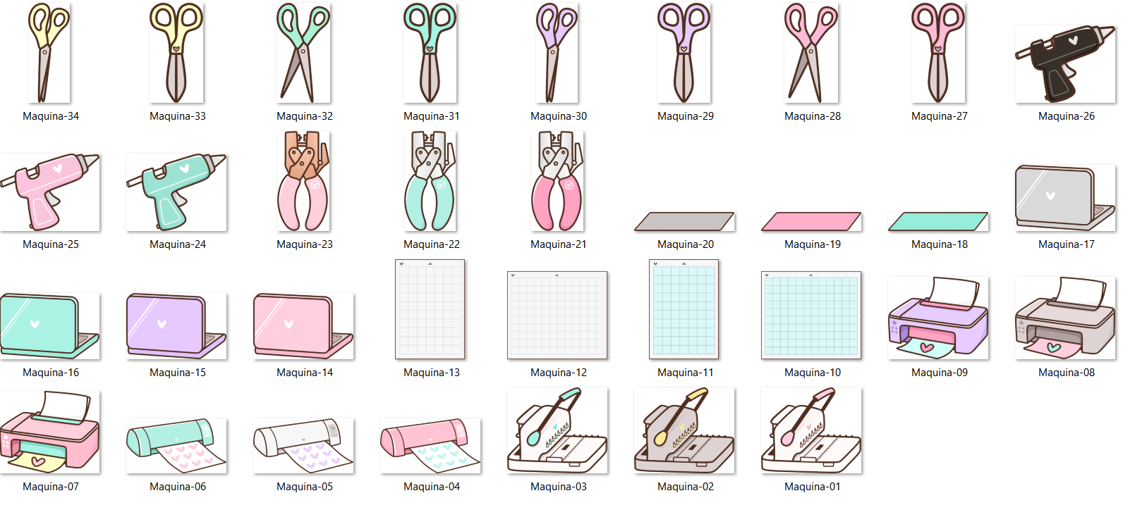 Arquivo Kit Digital Artesãs Crafters 4