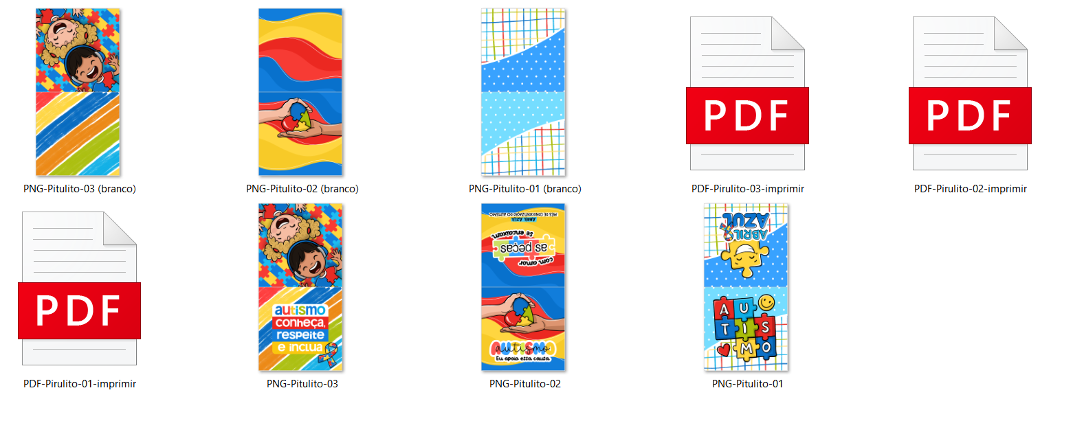 Arquivo Abril Azul Autismo Kit Digital  10