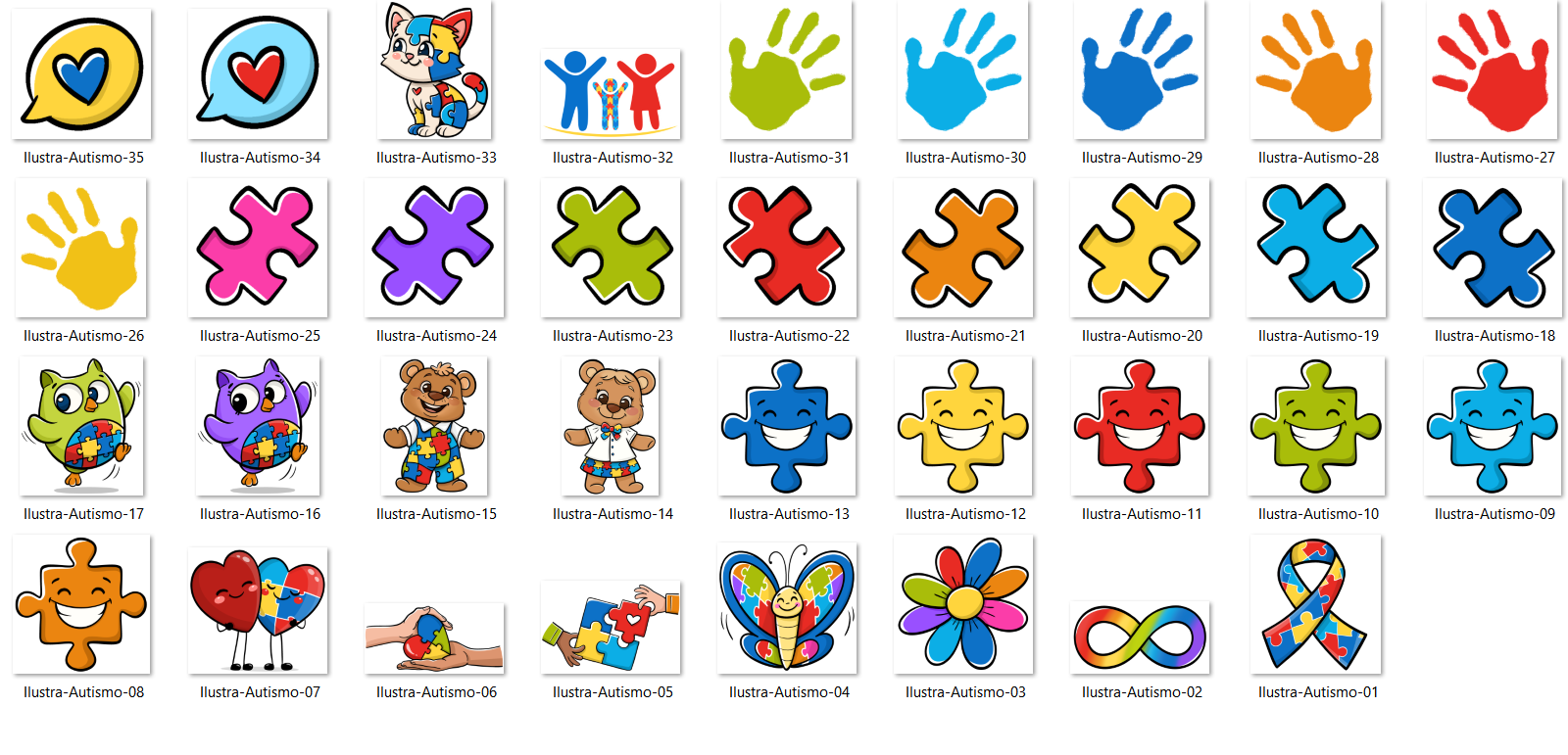 Arquivo Abril Azul Autismo Kit Digital  11