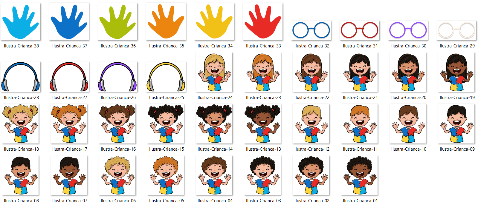 Arquivo Abril Azul Autismo Kit Digital  14