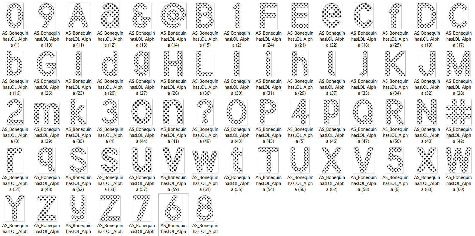 Arquivo Kit Digital Alpha Bonequinhas 2