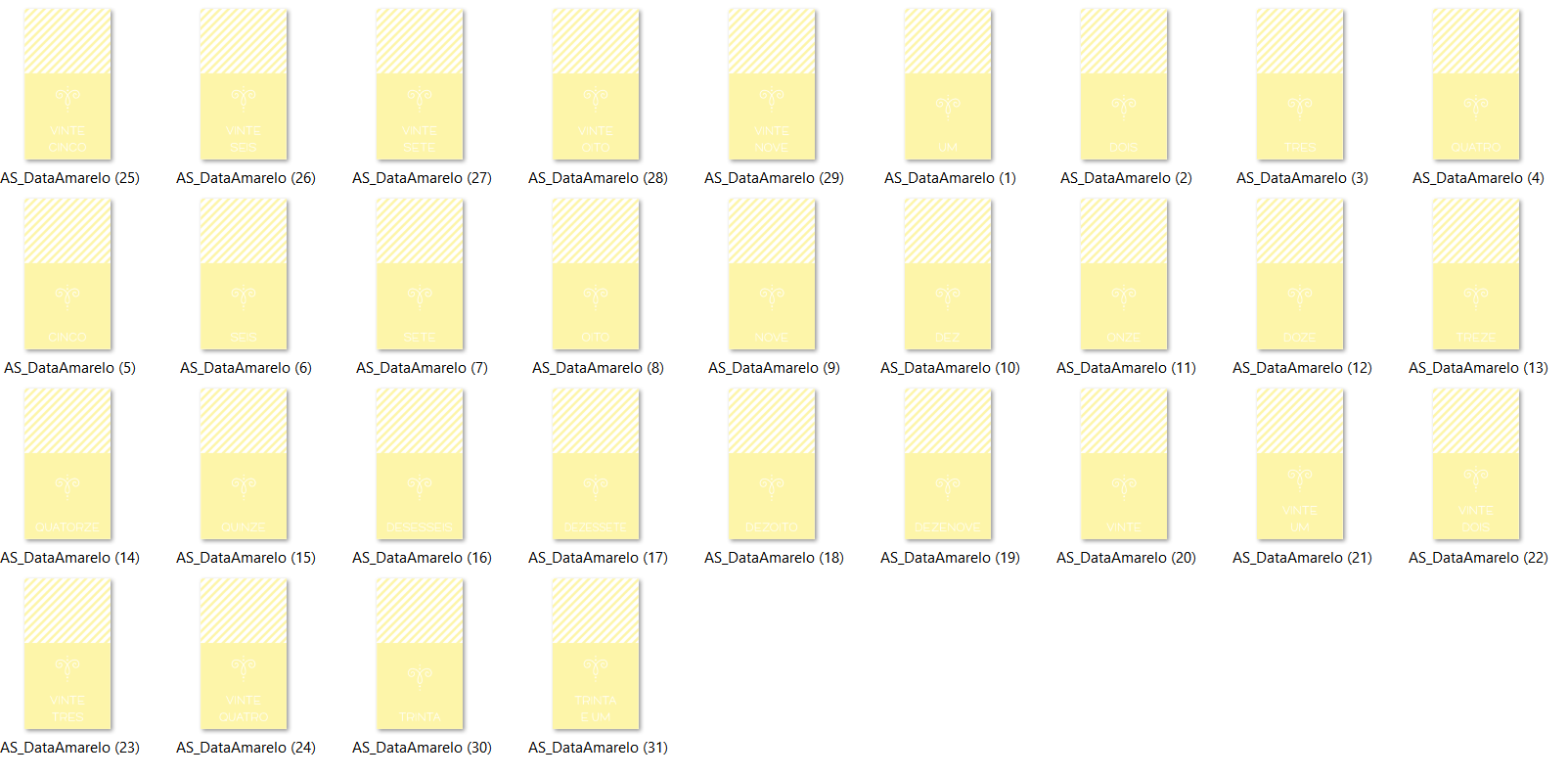 Arquivo Kit Digital Amarelo 6