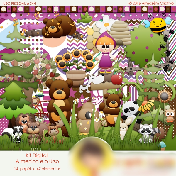 Arquivo Kit Digital Marsha e o Urso 1