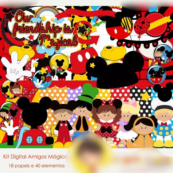 Arquivo Kit Digital Amigos Mágicos 1