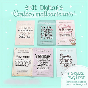 Arquivo Kit Digital Cartões Motivacionais 
