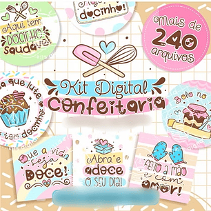 Arquivo Kit Digital Confeitaria