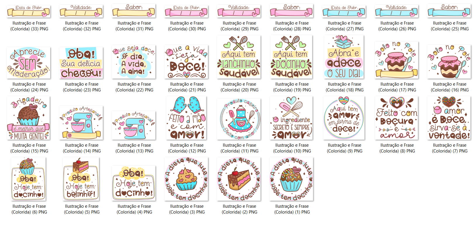 Arquivo Kit Digital Confeitaria 5