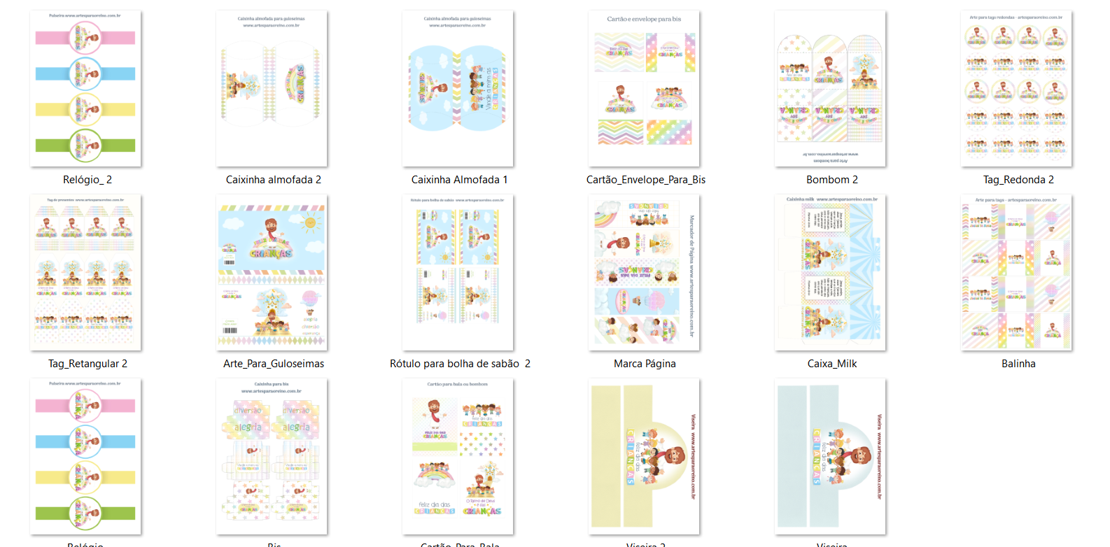 Arquivo Dia das Crianças Kit Digital  4