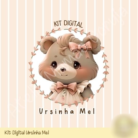 Arquivo Kit Digital Ursinha Mel  1
