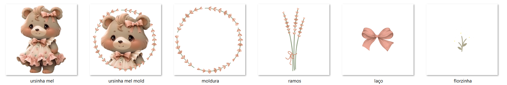 Arquivo Kit Digital Ursinha Mel  3