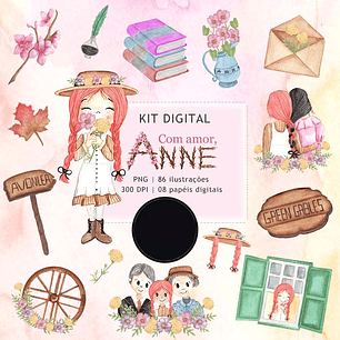 Arquivo Kit Digital Com Amor Anne 