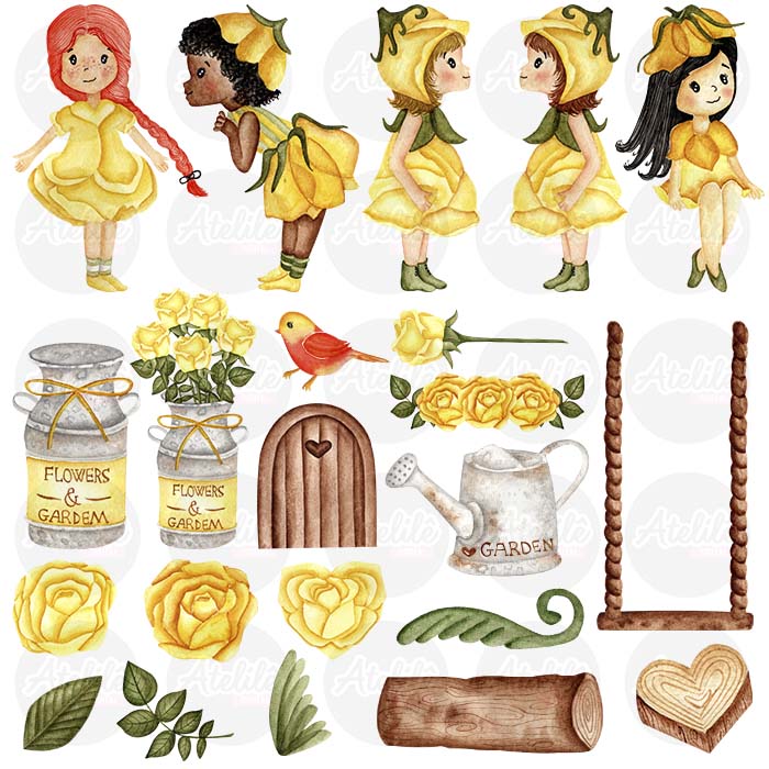 Arquivo Kit Digital Jardim Mágico 1