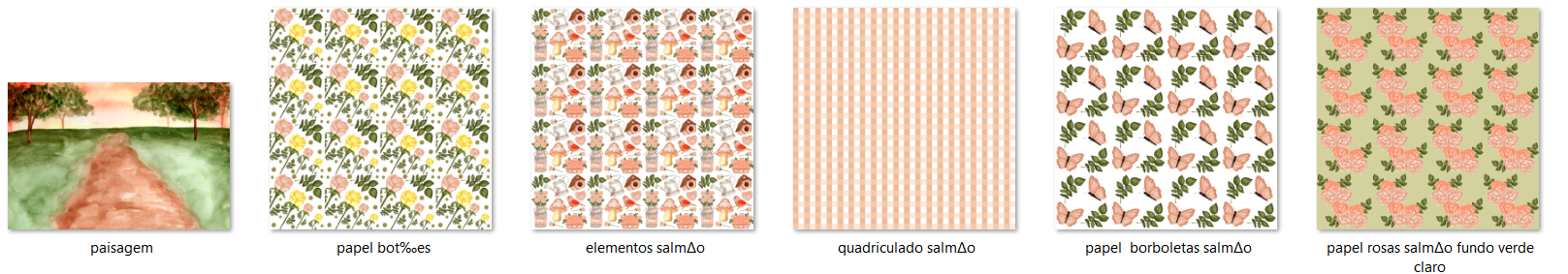 Arquivo Kit Digital Jardim Mágico Salmão 3