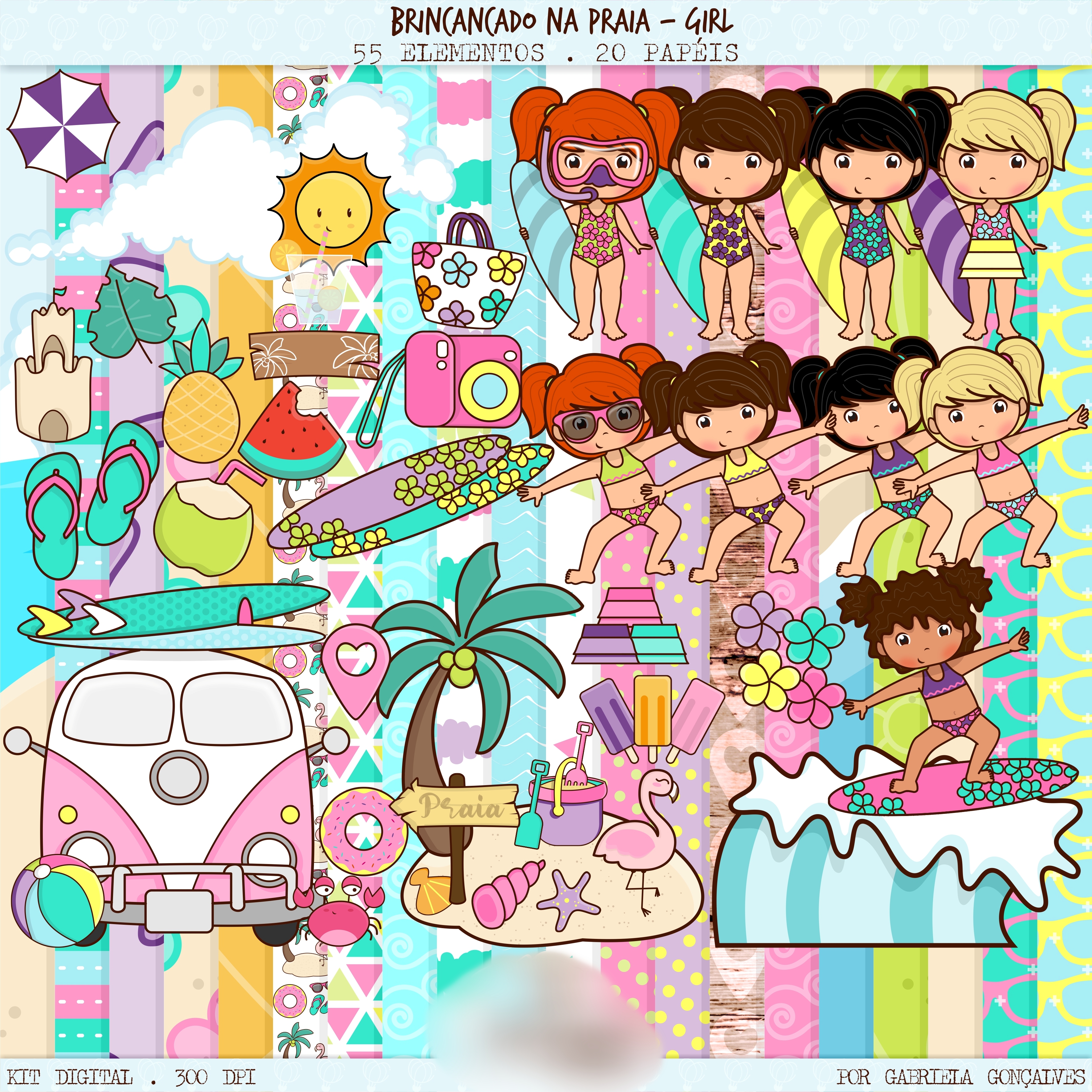 Arquivo Kit Digital Brincando na Praia  1