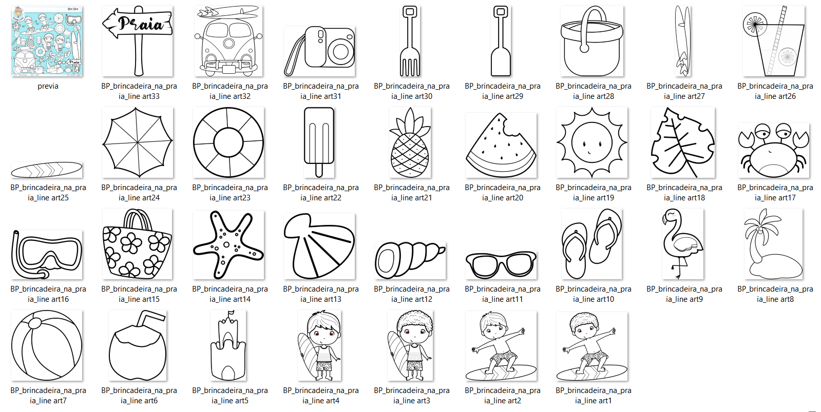 Arquivo Kit Digital Brincando na Praia Boy 3