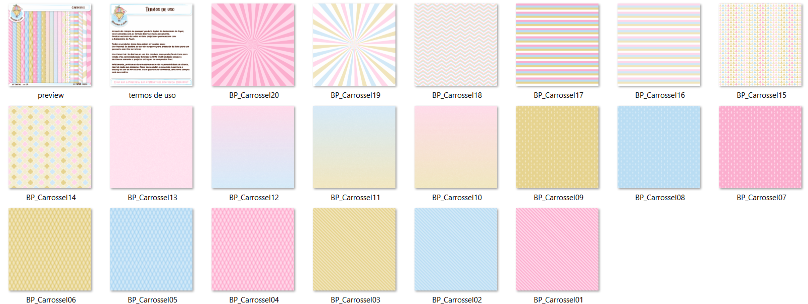 Arquivo Kit Digital Carrossel 2
