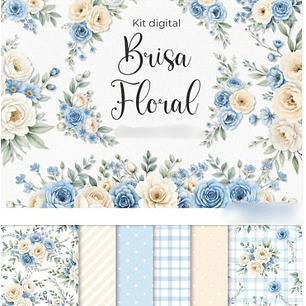 Arquivo Kit Digital Brisa Floral 